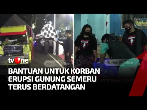 Bantuan Untuk Korban Erupsi Gunung Semeru Terus Berdatangan dari Berbagai Pihak