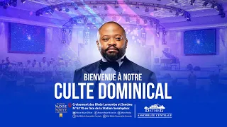 BIENVENUE À NOTRE TROISIME CULTE DOMICAL /DIMANCHE 06.09.2026/ AVEC LE PASTEUR MOISE MBIYE