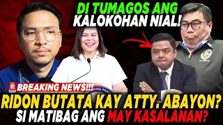 RIDON NAG WALA DAHIL WALANG MUGSHOT SI VP SARA! NAGKA GULO SA MALACANANG DAHIL SA MUGSHOT?