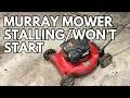 Murray Lawnmower t Start - Carburetor Cleaing Murray 450e
