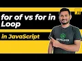 for of vs for in Loop in JavaScript ES6 The Complete JavaScript Course Ep 41