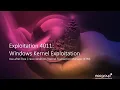 Exploitation 4011 Windows Kernel Exploitation Race Condition UAF in KTM 01 Introduction