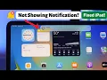 Fixed iPad Not Showing Notifications on Lock screen or Home Screen