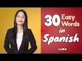 Download Lagu Spanish Words for Beginners | 30 Easy Words in Spanish