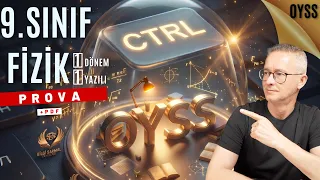 YENİ OYSS 9.SINIF FİZİK 1.DÖNEM 1.YAZILI PROVASI