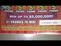 WHITE LINE LOTTERY SCRATCHER PROFIT WIN