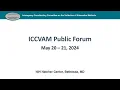 Interagency Coordinating Committee on the Validation of Alternative Methods Session 1 May 20 2024