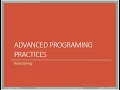 SOEN6441 - Advanced Programming Practices