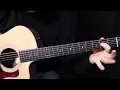how to play "Goodbye Blue Sky" by Pink Floyd - acoustic guitar lesson