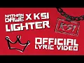 Lagu Nathan Dawe x KSI - Lighter [Official Lyric Video]