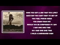 Josh Turner - I Had One One Time (Lyrics)