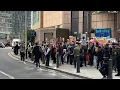 Download Lagu 🚨Watch live: Migrant Hotel Protest \u0026 Counter Protest Canary Wharf - London