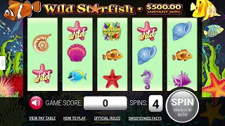 Playing PCH UNDERWATER SLOT TOURNAMENT playing for top score and instant WINS