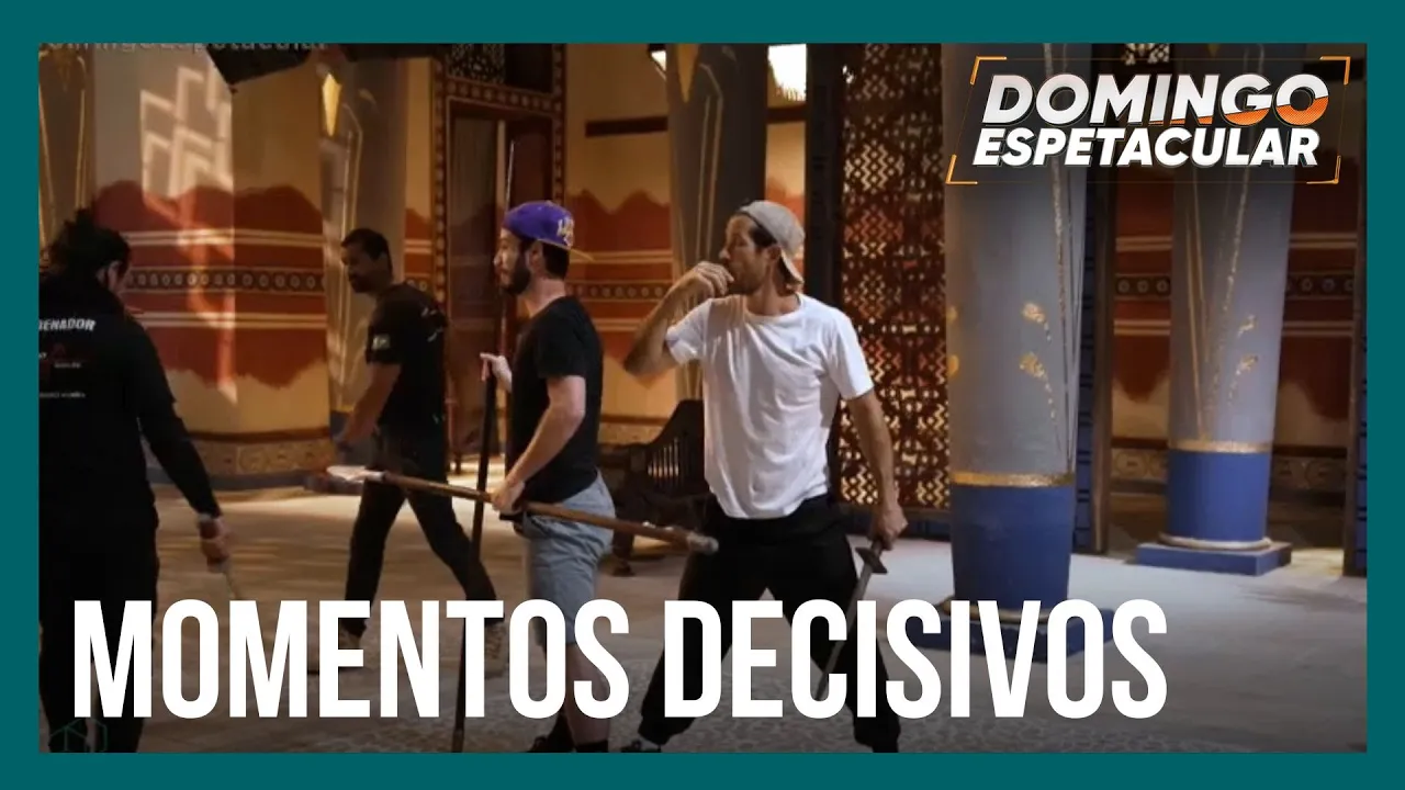 Domingo Espetacular acompanha os bastidores dos momentos decisivos de Reis - A Conquista