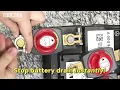 Battery Disconnect Switch 12-48V - Power Cut Master Isolator for Cars RVs Boats