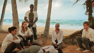 10 اشخاص يستيقظون وهم فاقدين الذاكرة ويجدون انفسهم على جزيرة بعيدة وخطرة جدا مسلسل THE I LAND 