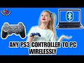 HOW TO CONNECT A FAKE OR ORIGINAL PS3 CONTROLLER TO PC IN 2024 WITHOUT TAMPERING WITH YOUR BLUETOOTH