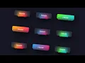 CSS Glassmorphism Button Hover Effects Glass Effects