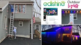 EASY to Install Affordable Remote Controlled Waterproof Outdoor Lights Edishine 120ft LED
