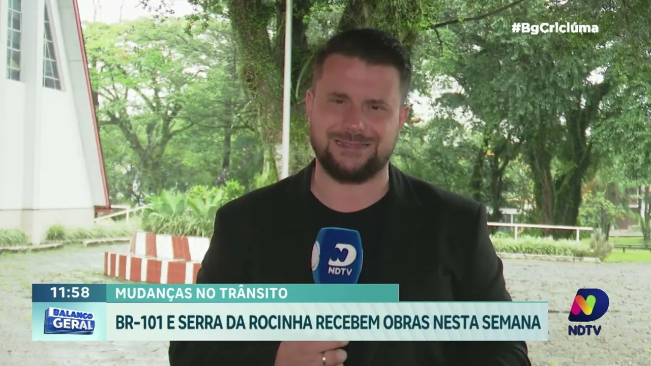 Alerta nas estradas: obras na BR-101 e Serra da Rocinha exigem atenção dos motoristas