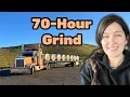 Grain Bins Cable Reels Inside a 70-Hour Week of Flatbed Trucking