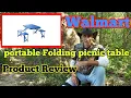 Suitcase portable Folding picnic table from Walmart