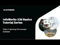 InfoWorks ICM Basics Tutorial Series 1 Opening the example database legacy version