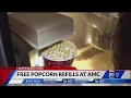 Free popcorn refills at AMC