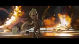 Download Guardians of the Galaxy Vol. 2 opening scene    Baby Groot dance MP3