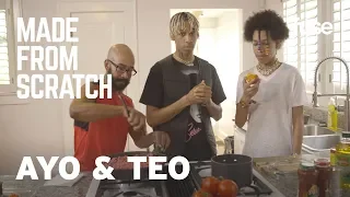 ayo u0026 teo get an unexpected visit from their dad in the kitchen made from scratch fuse