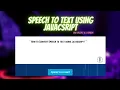 Speech to Text Converter Using JavaScript Html CSS Speech to text converter