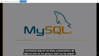 SQL Tutorial - 3 Create Database Table Inserting Records and Retrieving Data