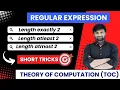 Regular Expression RE in TOC Finite Automata Regular language L-2