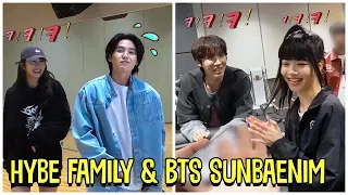 Familie Hybe mit ihrem BTS Subaenim