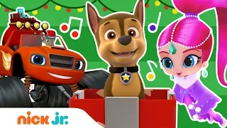 holiday music sing w paw patrol shimmer u0026 shine blaze u0026 more sing along nick jr music