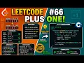 LeetCode 66 Plus One Best C Solution