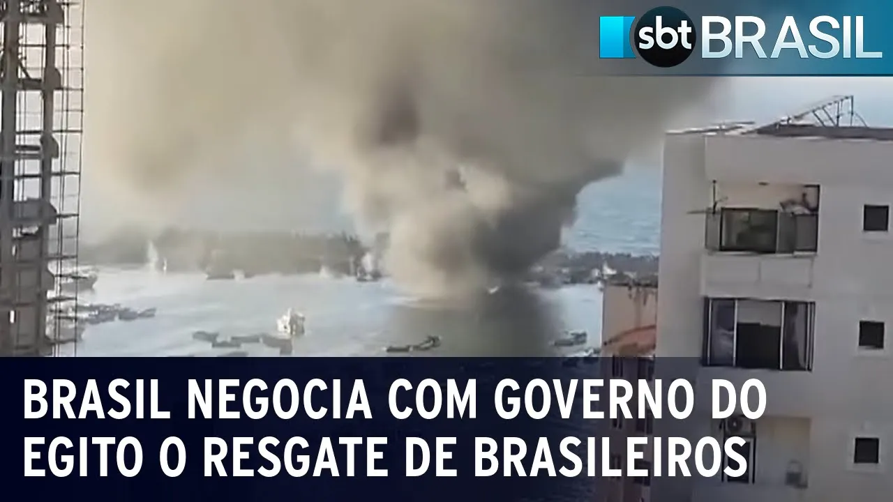 Brasil negocia com Governo do Egito o resgate de brasileiros em Gaza | SBT Brasil (11/10/23)