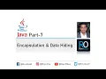 Java Part - 7 Encapsulation Data Hiding in Java Gujarati
