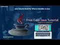 Java Tutorial Hindi What is Identifier in Java