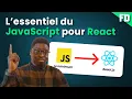 I teach you the minimum of JavaScript to start React