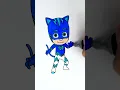 Download Lagu 💙 Coloring Catboy from PJ Masks 😻✨ DIY Easy Glitter Art #pjmasks #glitter #kids #color #trending