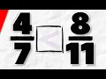 Comparing Fractions Made Easy Pre-Algebra