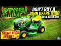 Stop Watch This Before You Buy a John Deere S100
