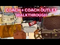 NEW Coach Coach Outlet Walkthrough What s Selling Out Trying On Denim Kisslock Bags