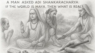 if the world is maya then what is real a man asked adi shankracharya 