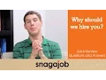 Job interview questions and answers Part 6 Why should we hire you