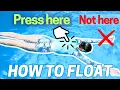 How to do FRONT FLOAT if you tend to sink