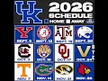 Toughest SEC Football Schedules in 2026 Tournament Bracket Set