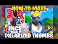 How to make thumbnails like PXLARIZED Fortnite thumbnail tutorial