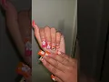 Hawaiian Hello Kitty Nails